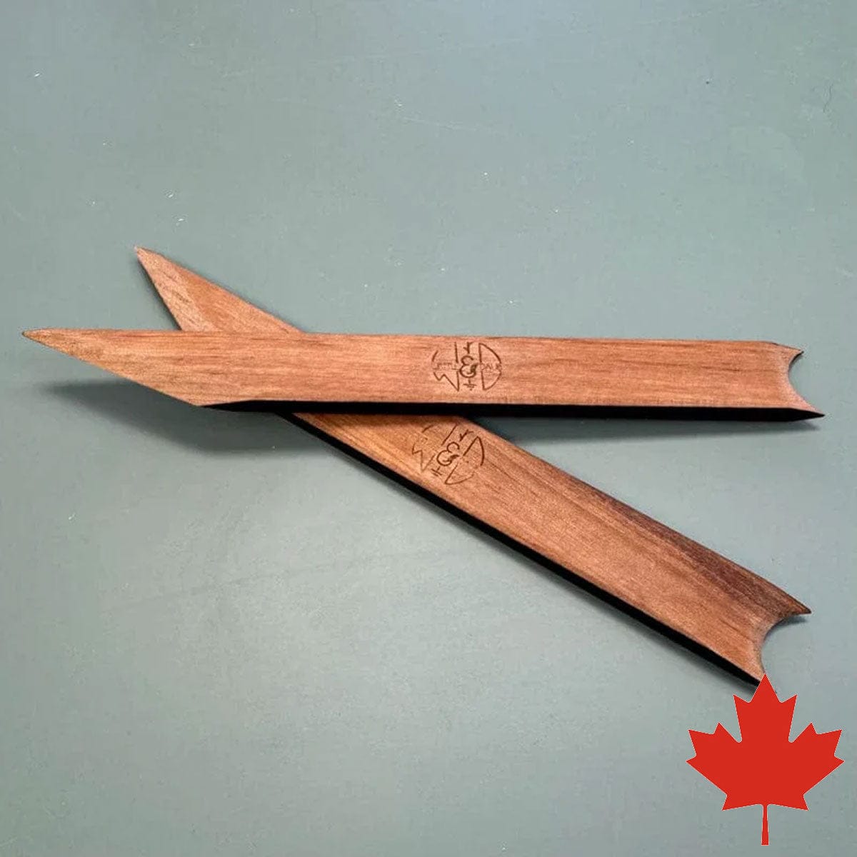 Wattle & Daub Wood Knife - Straight & Bead