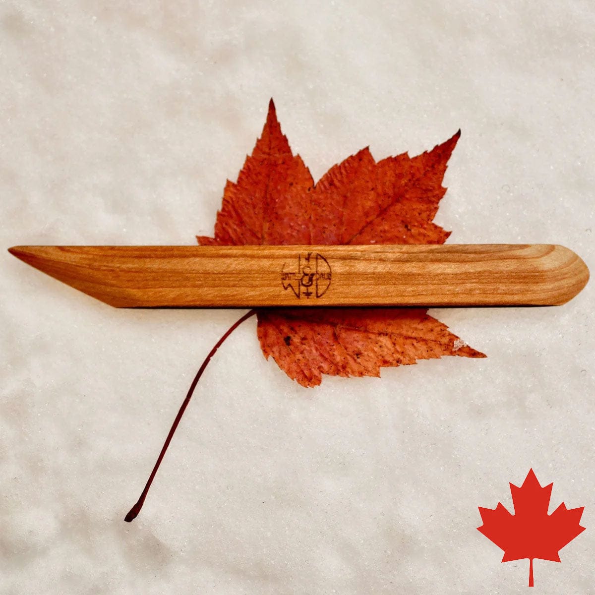 Wattle & Daub Wood Knife - Straight & Round