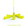 Xiem 20 Gauge Applicator Tips, Set of 5