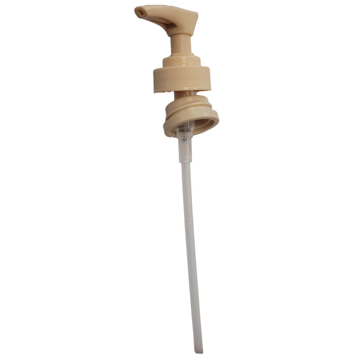 Soap Lotion Dispenser Pump with Collar, Tan