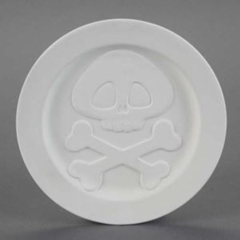 Duncan - 26780 Bisque Skater Skull Plate - Sounding Stone