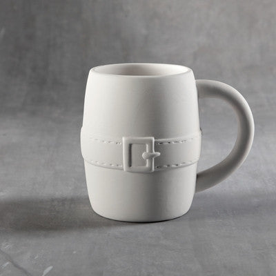 Duncan 35978 Bisque Santa's Belt Mug - Sounding Stone
