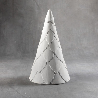 Duncan 35981 Bisque Modern Christmas Tree - Sounding Stone