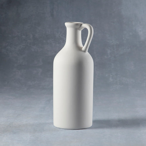 Duncan - 37215 Bisque Long Neck Handled Vase - Sounding Stone