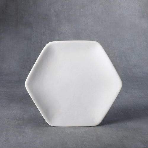 Duncan - 37473 Bisque Honeycomb Salad Plate - Sounding Stone