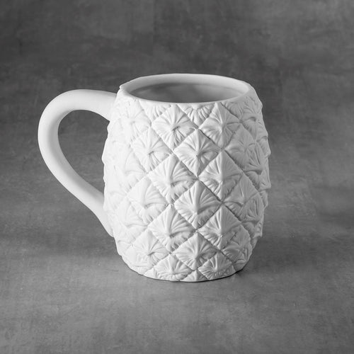 Duncan - 37479 Bisque Pineapple Mug - Sounding Stone