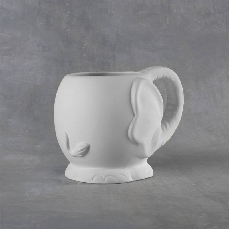 Duncan 38119 Bisque Elephant Mug 14 oz
