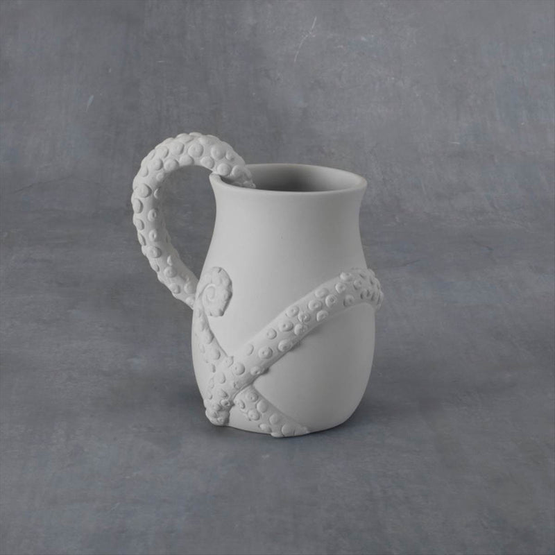 Duncan 38273 Bisque Tentacle Mug 16 oz.