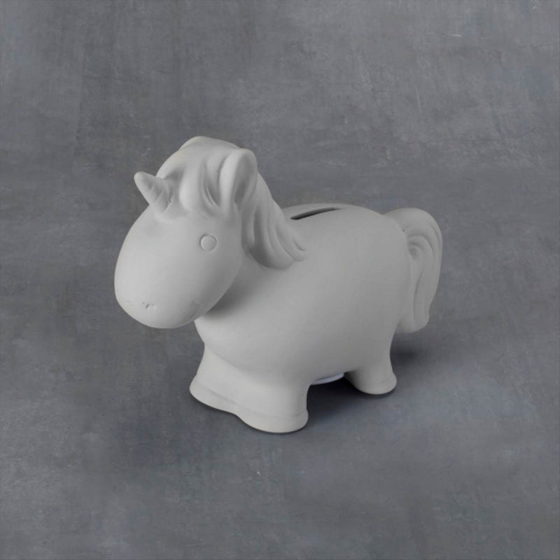 Duncan 38281 Bisque Unicorn Bank