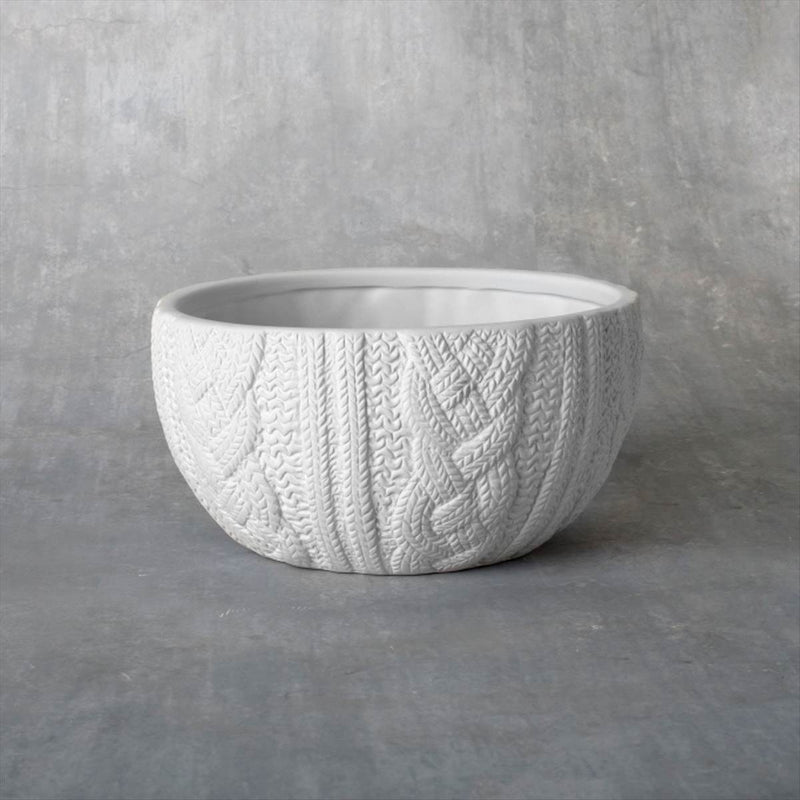 Duncan 38319 Bisque Cozy Sweater Cereal Bowl