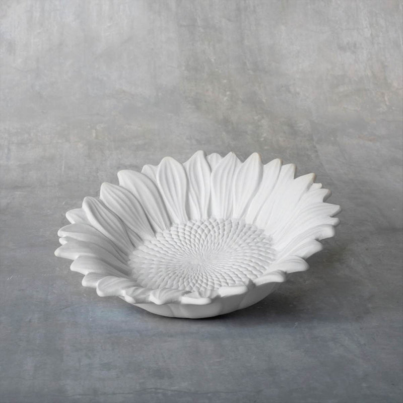 Duncan 38322 Bisque Sunflower Dish
