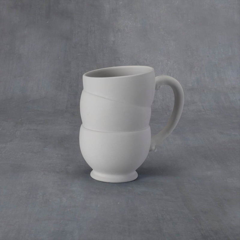 Duncan 38402 Bisque Tipsy Teacups Mug 16 oz