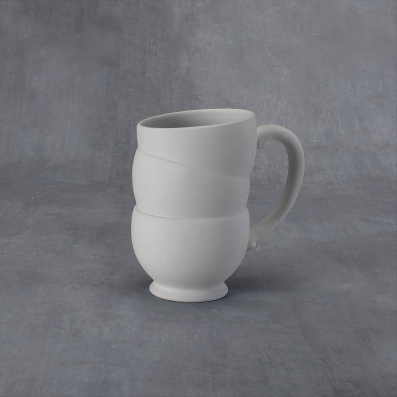 Duncan 38402 Bisque Tipsy Teacups Mug 16 oz