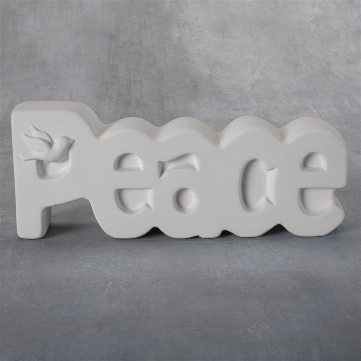 Duncan 38425 Bisque Peace Plaque