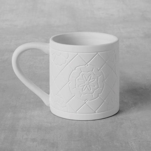 Duncan 40062 Bisque Talavera Mug 12 oz.