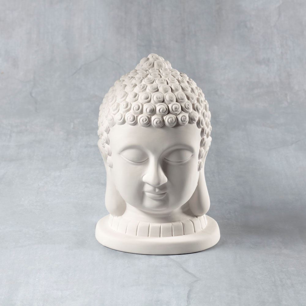 Duncan 40650 Bisque Buddha Bust