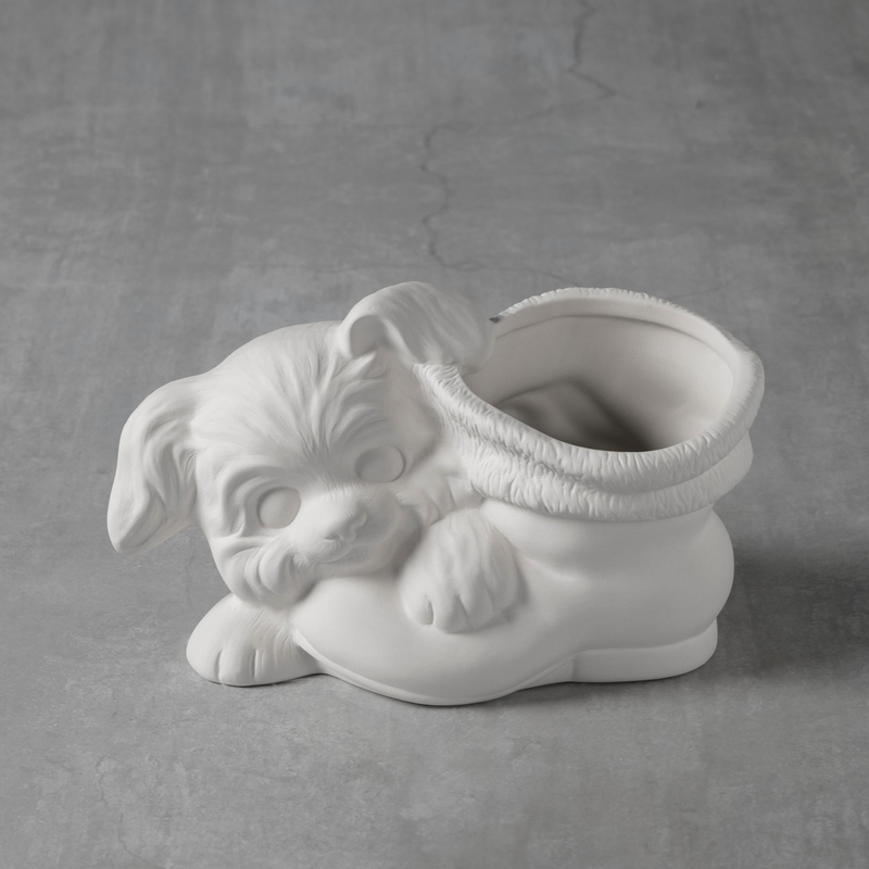 Duncan 45758 Bisque Puppy with Boot, Case of 6