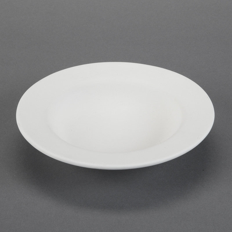Duncan - 21425 Rimmed Bisque Pasta Bowl - Sounding Stone