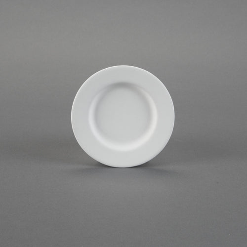 Duncan - 21765 Rimmed Bisque Dessert Plate - Sounding Stone