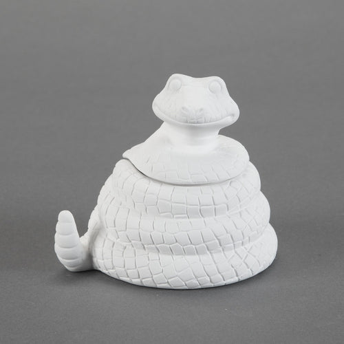 Duncan - 21776 Bisque Cute Snake Box - Sounding Stone