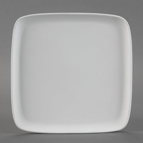 Duncan - 24807 Geometrix Bisque Large Square Plate - Sounding Stone