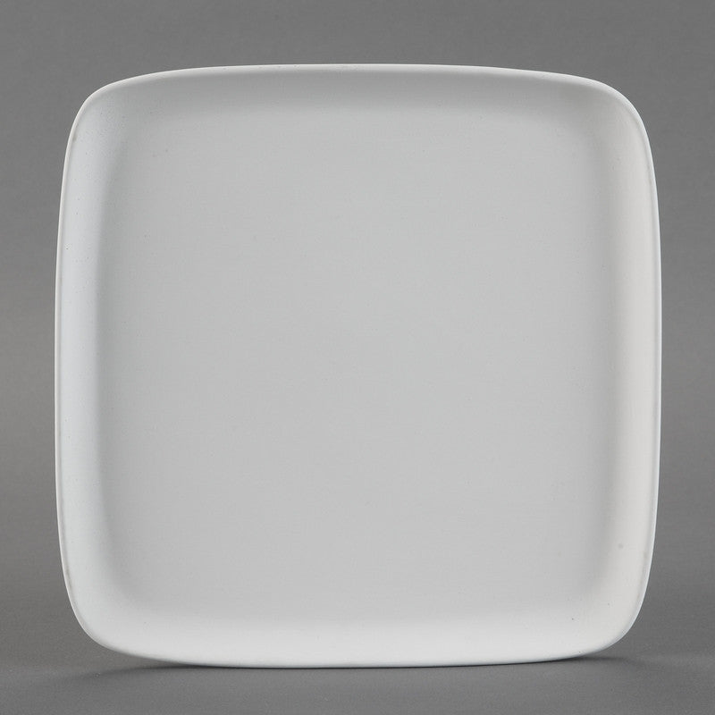 Duncan - 24807 Geometrix Bisque Large Square Plate - Sounding Stone