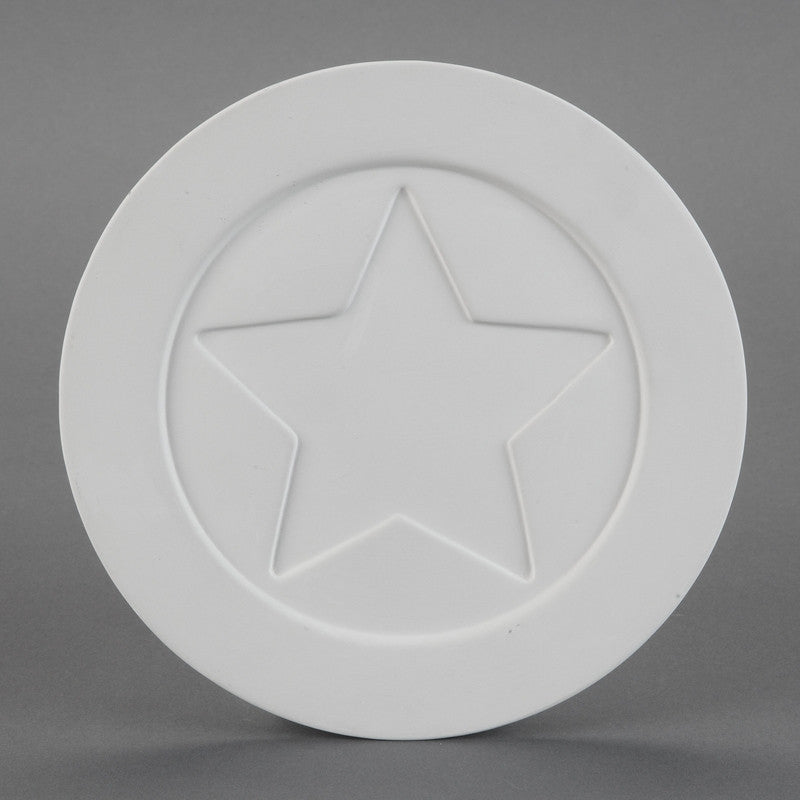 Duncan - 26138 Bisque Pop Star Plate - Sounding Stone