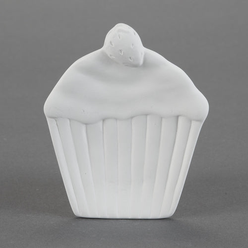 Duncan - 26785 Bisque Strawberry Cupcake Plate - Sounding Stone