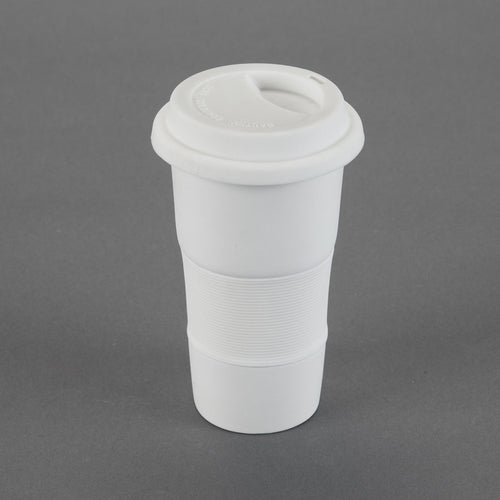 Duncan - 28552 Bisque Travel Cup with Removable Silicone Sleeve & Lid - Sounding Stone