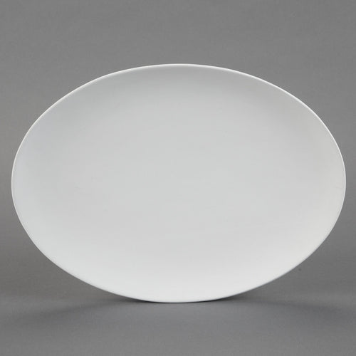 Duncan - 28575 Bisque Coupe Oval Platter - Sounding Stone