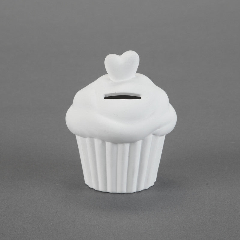 Duncan - 29049 Bisque Cupcake Bank - Sounding Stone