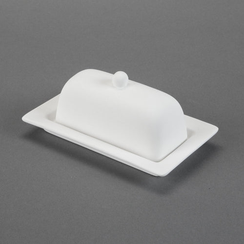 Duncan - 29206 Bisque Rimmed Butter Dish - Sounding Stone