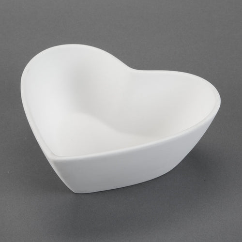 Duncan - 30617 Bisque Medium Heart Nesting Bowl - Sounding Stone