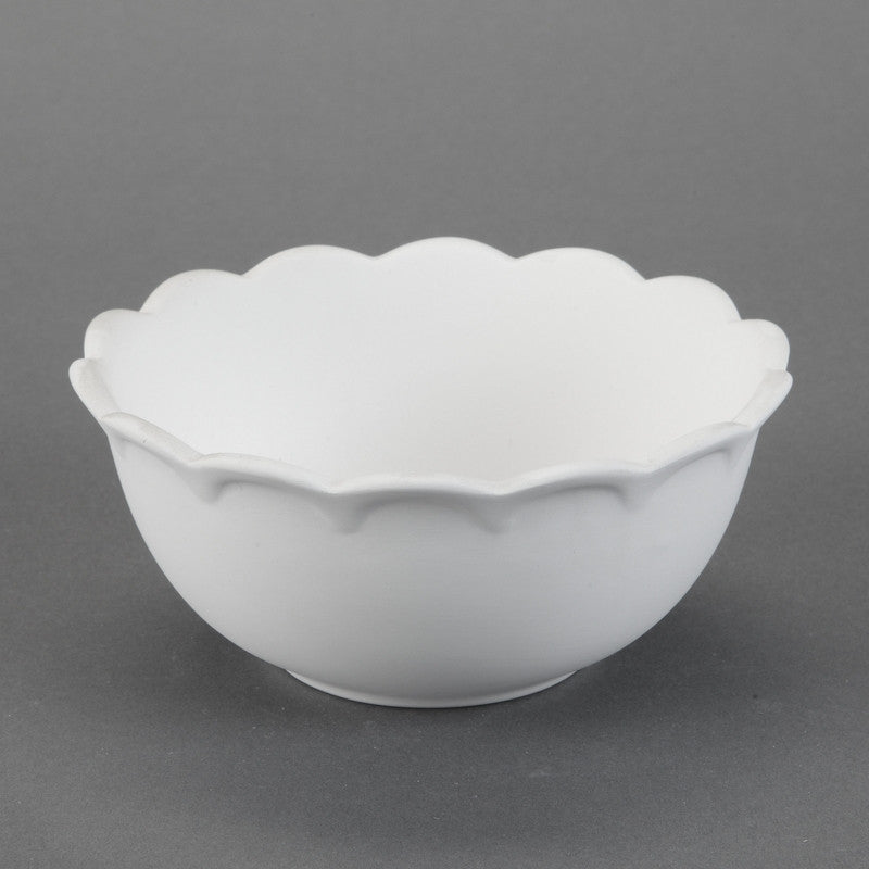 Duncan - 31218 Scalloped Bisque Bowl - Sounding Stone