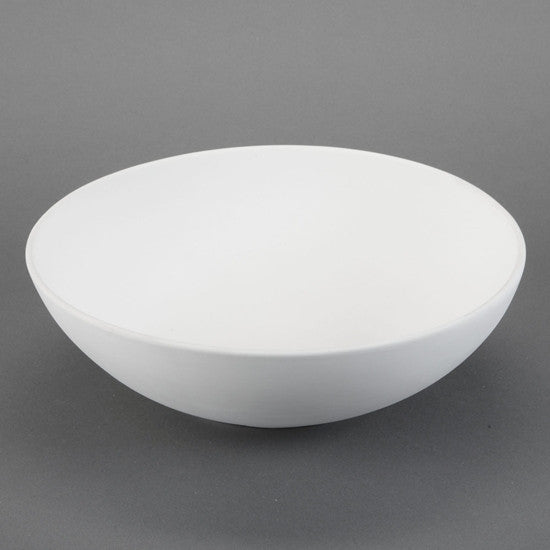 Duncan 31225 Bisque Shallow Serving Bowl - Sounding Stone
