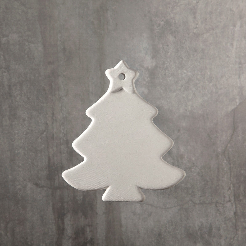 Duncan - 31521 Bisque Christmas Tree Ornament - Sounding Stone