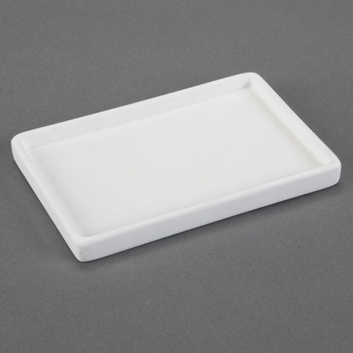 Duncan - 31527 Bisque Modern Small Bathroom Tray - Sounding Stone