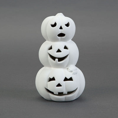 Duncan 34376 Bisque Stacked Pumpkins - Sounding Stone
