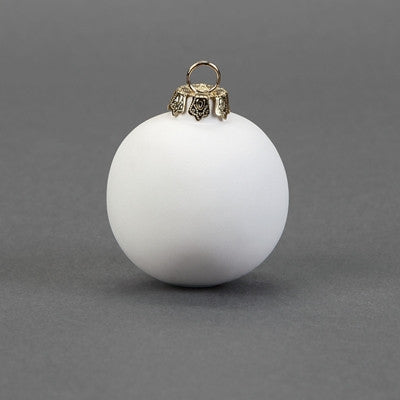 Duncan 34390 Bisque Mini Globe Ornament - Sounding Stone