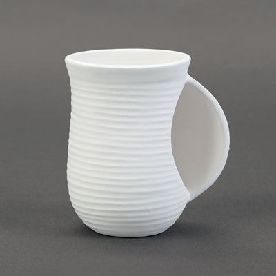 Duncan 34402 Bisque Pottery Snuggle Mug - Sounding Stone