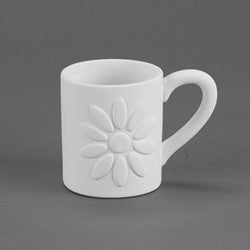 Duncan 35076 Bisque Ten Petal Flower Mug - Sounding Stone