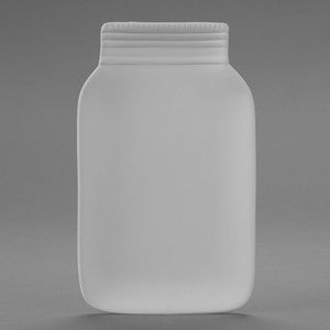 Duncan 35373 Bisque Mason Jar Plate - Sounding Stone