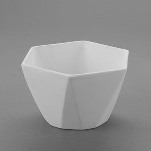Duncan 35381 Bisque Medium Geometric Shape Bowl - Sounding Stone