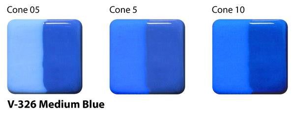 Amaco - Amaco V-326 Medium Blue Velvet Underglaze - Sounding Stone