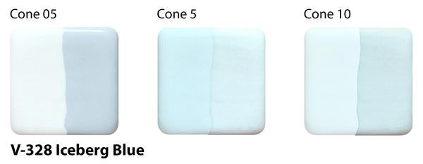 Amaco - Amaco V-328 Iceberg Blue Velvet Underglaze - Sounding Stone
