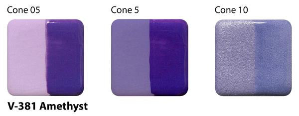 Amaco - Amaco V-381 Amethyst Velvet Underglaze - Sounding Stone