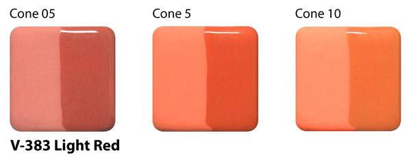 Amaco - Amaco V-383 Light Red Velvet Underglaze - Sounding Stone