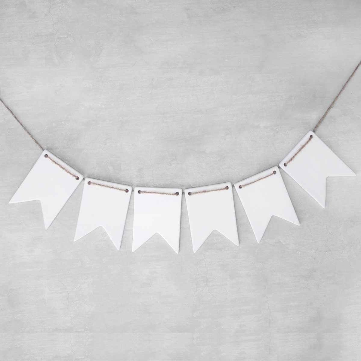 Duncan 38414 Bisque Banner Pendants