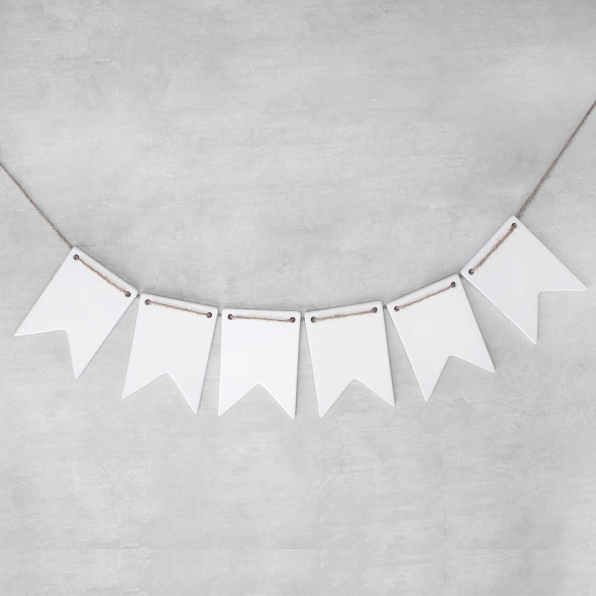 Duncan 38414 Bisque Banner Pendants