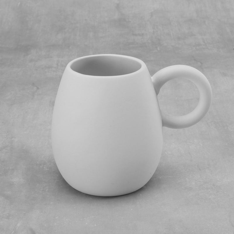 Duncan 38579 Bisque Little Loop Mug 16 oz.
